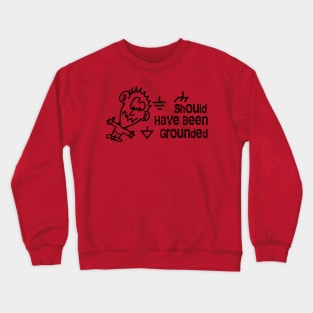 Electronics Grounding Design Crewneck Sweatshirt